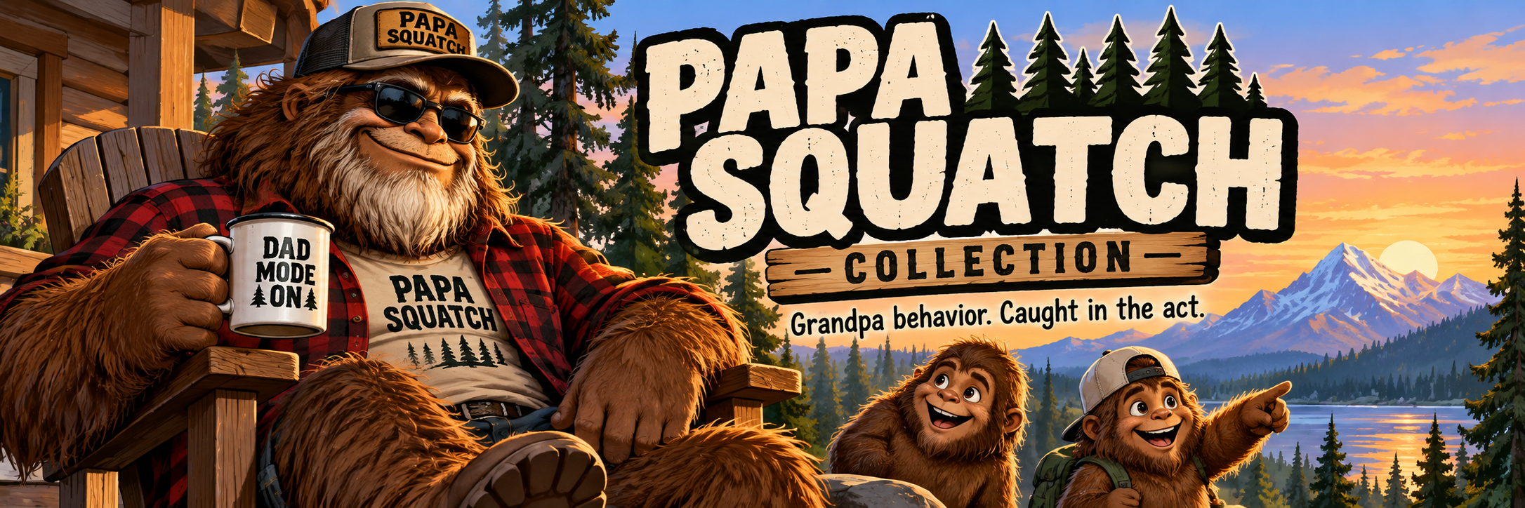 Papa Squatch collection banner